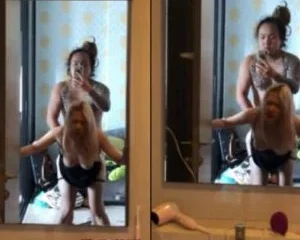 Bị anh người yêu to con dập trước gương